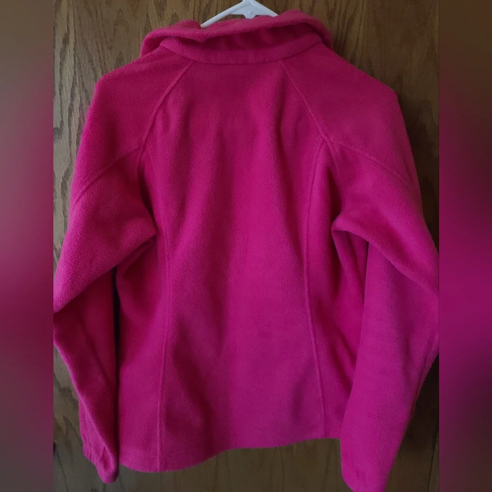Columbia Women's Pink Zip-Up Fleece Jacket Size S - Picture 3 of 7